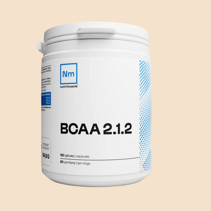 BCAA 2.1.2 en gélules - Nutrimuscle