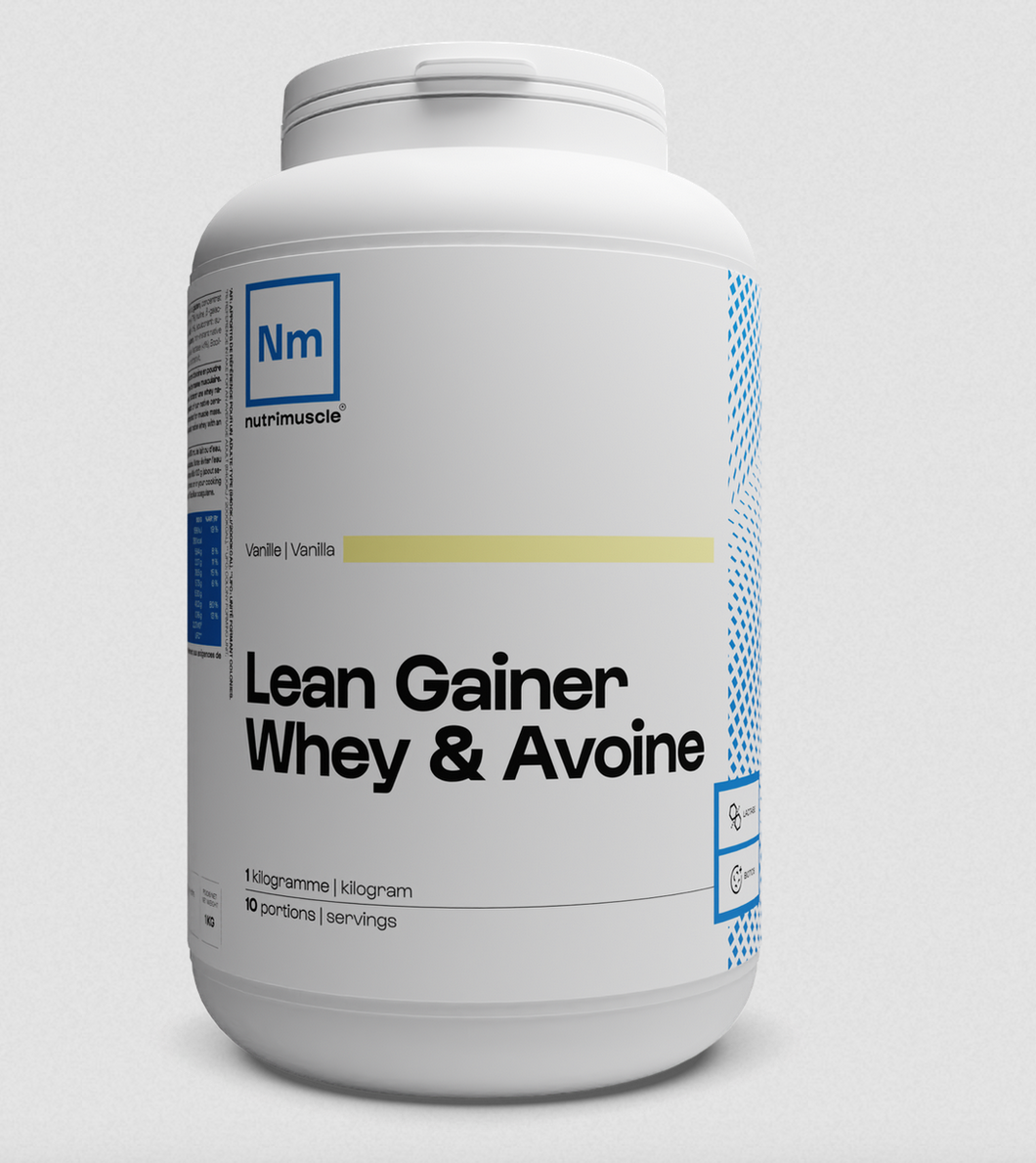 Lean Gainer Whey Avoine - Nutrimuscle