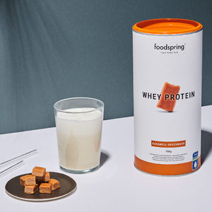 Whey protéine Foodspring - Caramel - BEST FIT | Produits 
