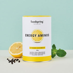 Pré-entraînement | Energy aminos Foodspring - Citron - BEST 