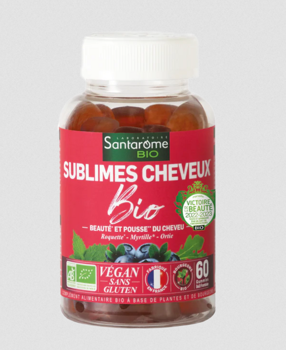 Gummies Sublimes Cheveux Bio - Santarome