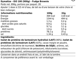 Protéine 100 % whey Isolat | 932 g - BEST FIT | Produits 