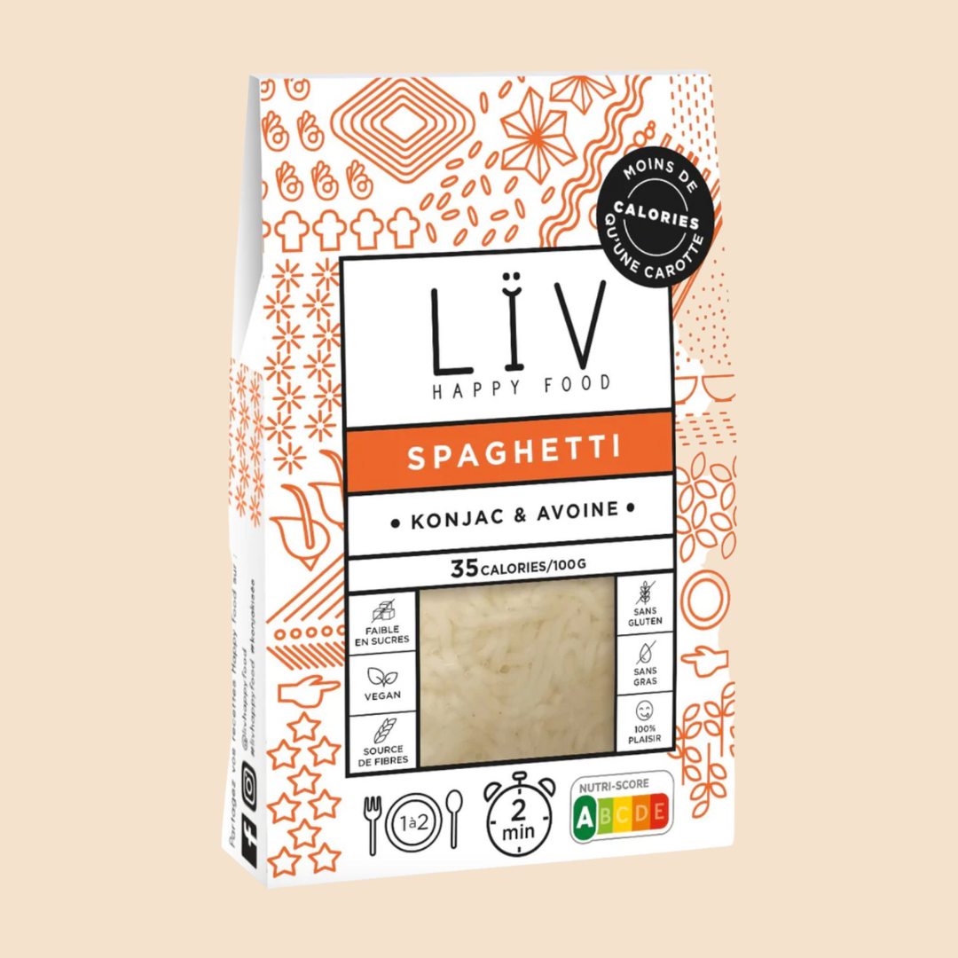 Promo Liv spaghetti de konjac bolognaise chez Monoprix